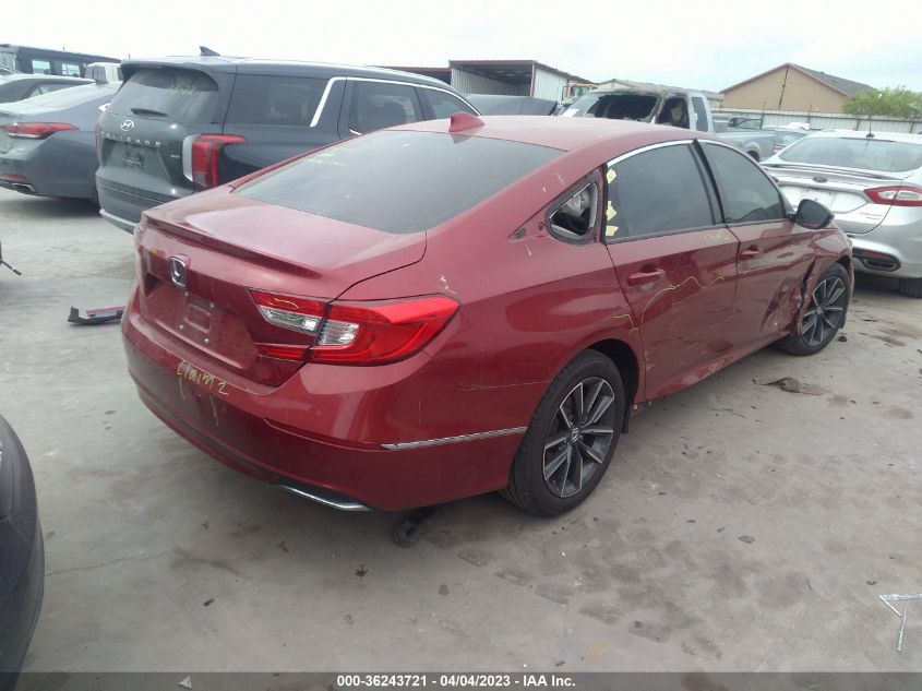 2021 HONDA ACCORD SEDAN EX-L - 1HGCV1F56MA021637