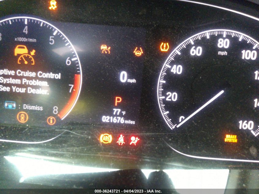 2021 HONDA ACCORD SEDAN EX-L - 1HGCV1F56MA021637