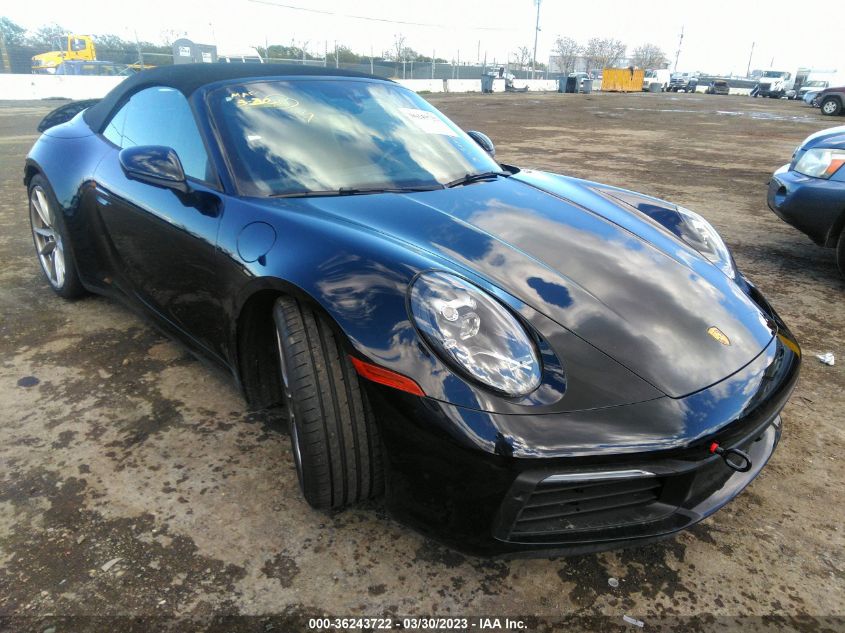 2022 PORSCHE 911, VIN: WP0CB2A9XNS244184