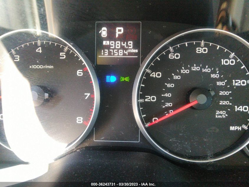 2014 SUBARU LEGACY 2.5I PREMIUM - 4S3BMBC66E3017657