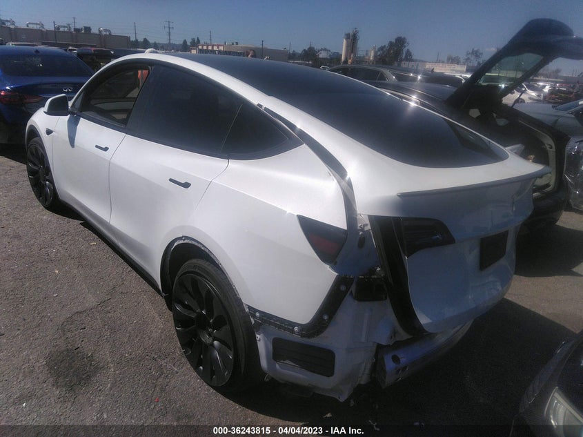 VIN 7SAYGDEF2NF403797 2022 TESLA MODEL Y PERFORMANCE