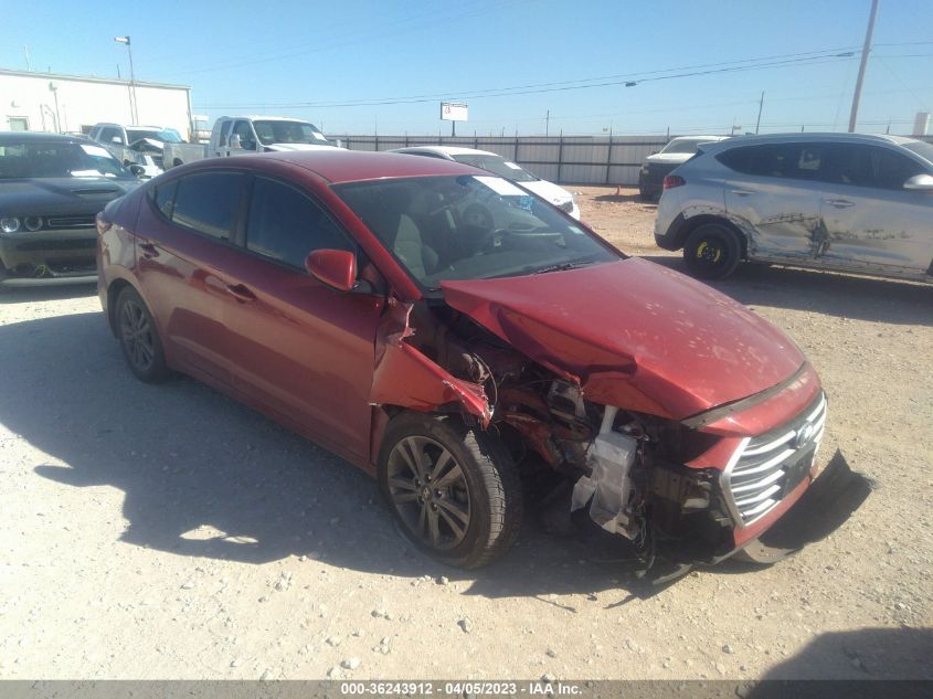 2018 HYUNDAI ELANTRA SEL - 5NPD84LF2JH252791