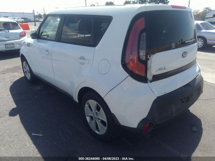 2015 KIA SOUL BASE - KNDJN2A24F7139176