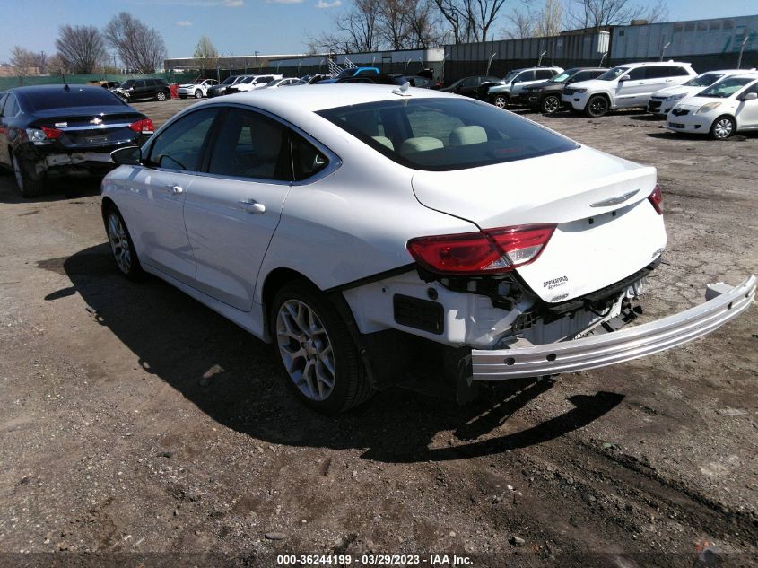 2015 CHRYSLER 200 C - 1C3CCCEG7FN592945
