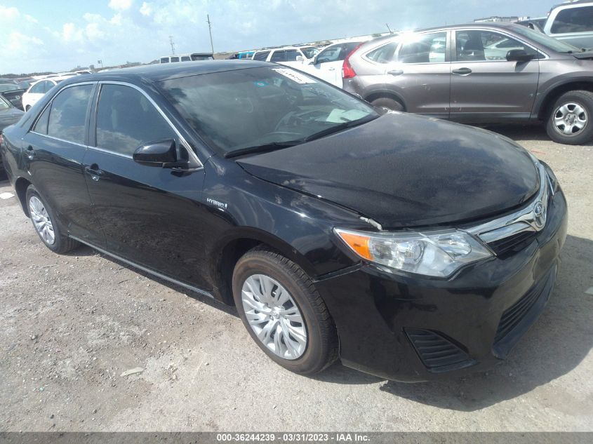 2014 TOYOTA CAMRY HYBRID LE/XLE/SE LIMITED EDITION - 4T1BD1FK2EU137884