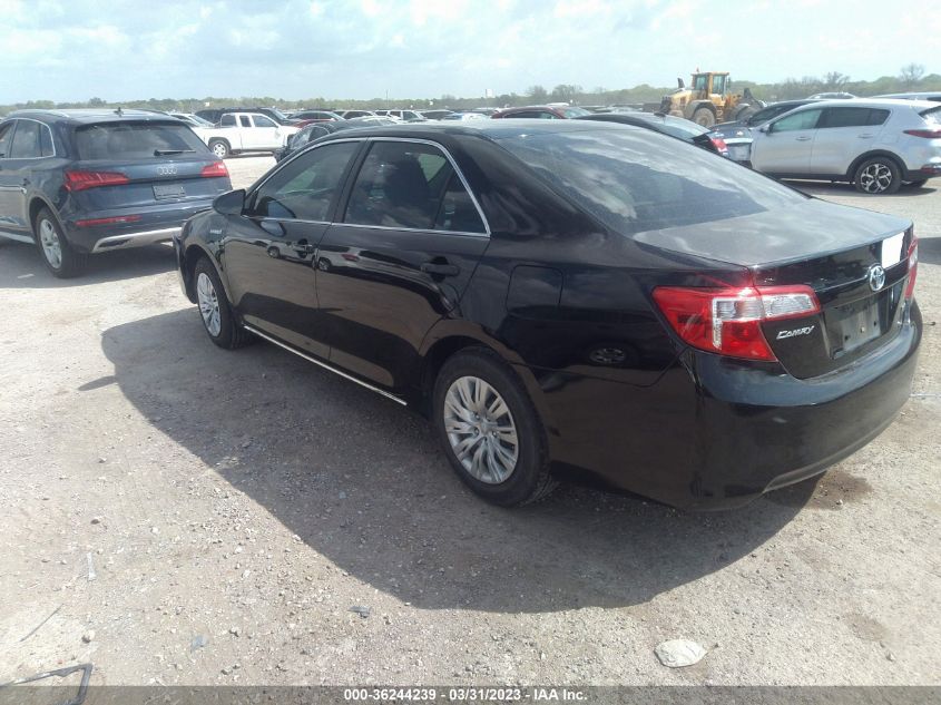 2014 TOYOTA CAMRY HYBRID LE/XLE/SE LIMITED EDITION - 4T1BD1FK2EU137884