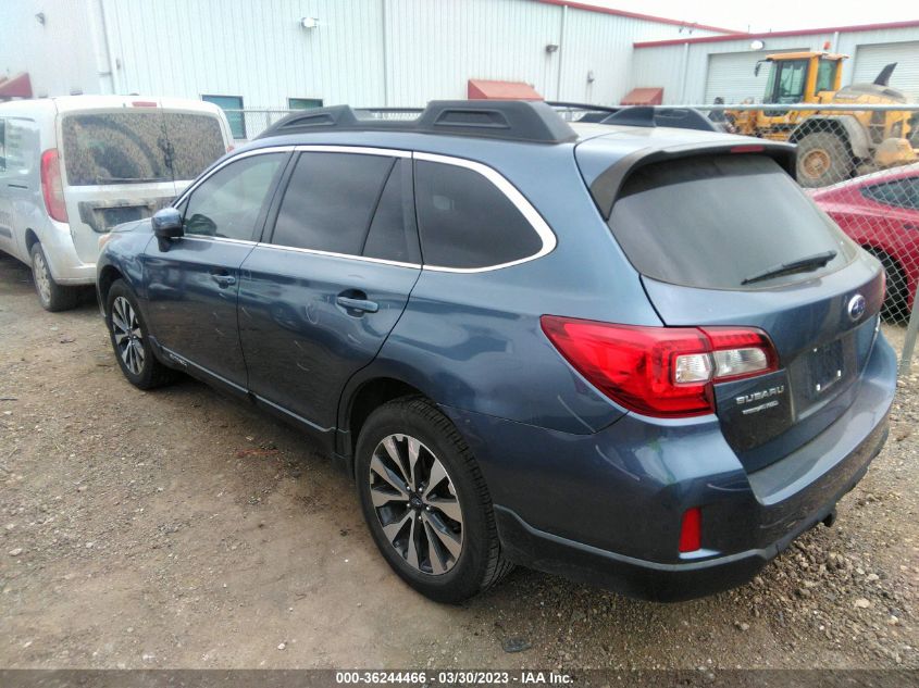 2016 SUBARU OUTBACK 2.5I LIMITED - 4S4BSANC0G3258373