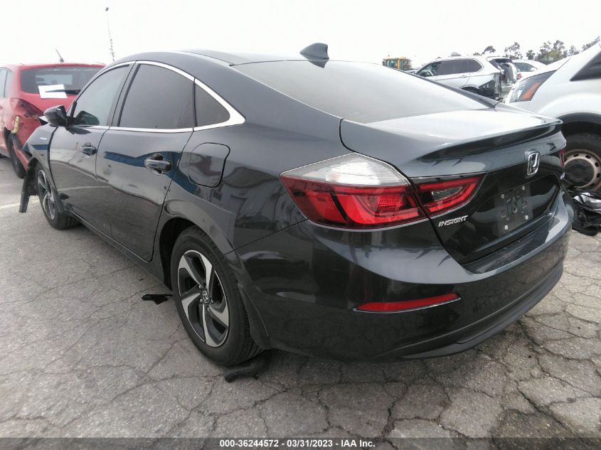2022 HONDA INSIGHT EX 19XZE4F55NE008516