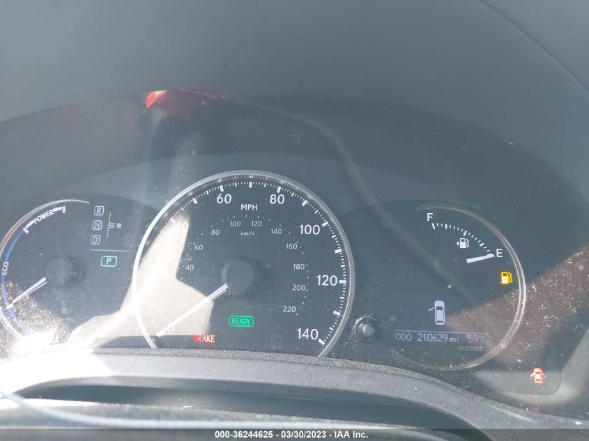2015 LEXUS CT 200H HYBRID - JTHKD5BH7F2224309