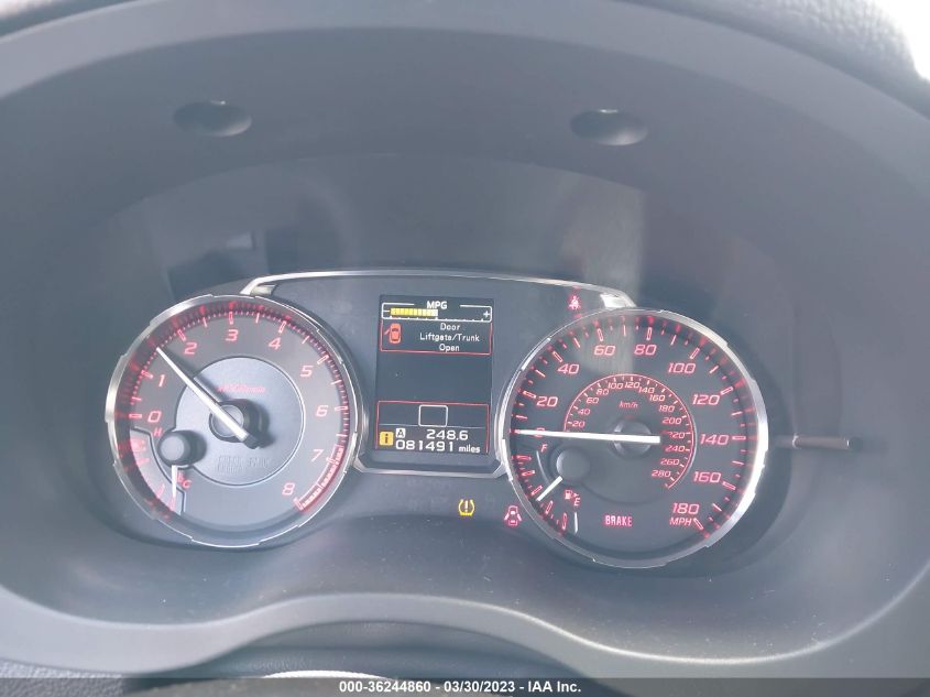 2017 SUBARU WRX PREMIUM - JF1VA1E66H9828850