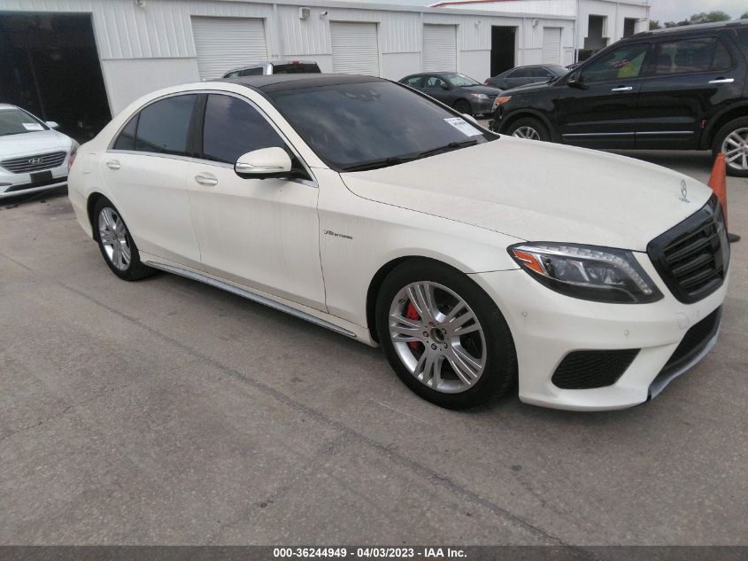 2015 MERCEDES-BENZ S-CLASS S 63 AMG - WDDUG7JB8FA124578