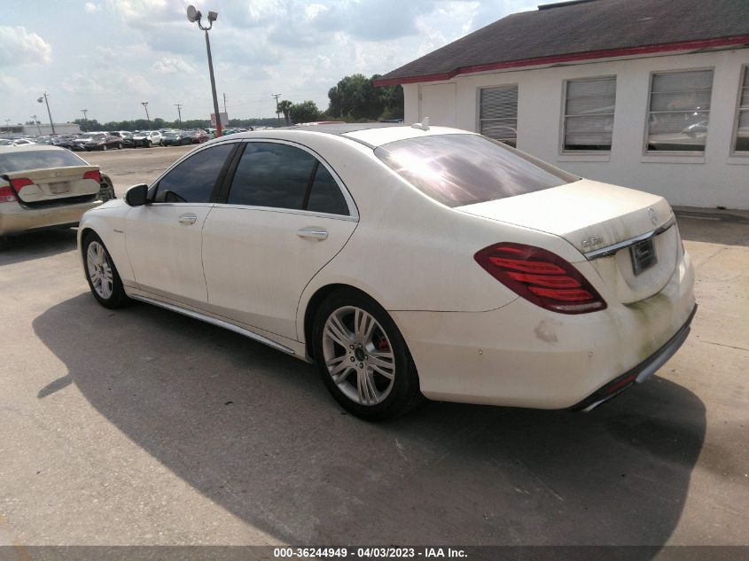 2015 MERCEDES-BENZ S-CLASS S 63 AMG - WDDUG7JB8FA124578