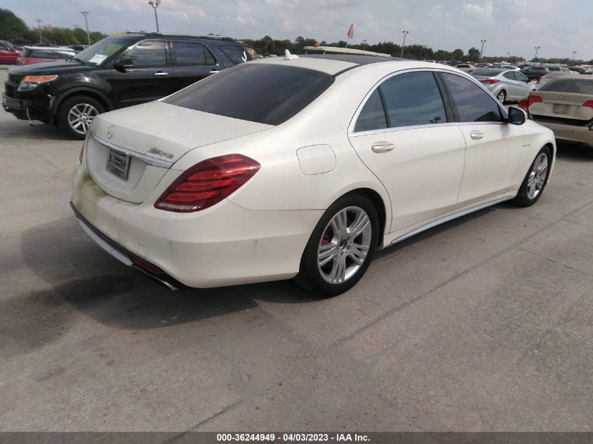 2015 MERCEDES-BENZ S-CLASS S 63 AMG - WDDUG7JB8FA124578