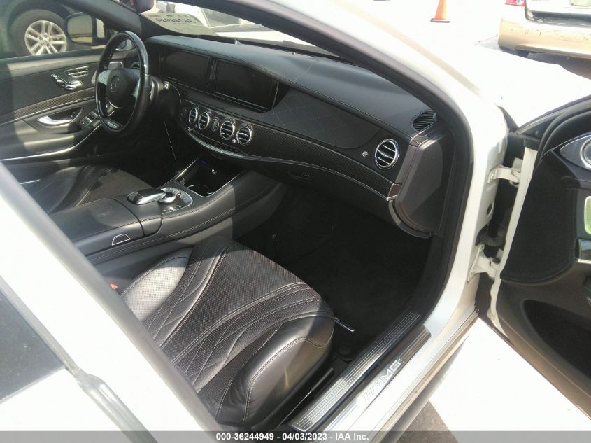 2015 MERCEDES-BENZ S-CLASS S 63 AMG - WDDUG7JB8FA124578