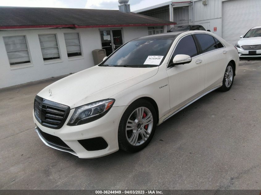 2015 MERCEDES-BENZ S-CLASS S 63 AMG - WDDUG7JB8FA124578