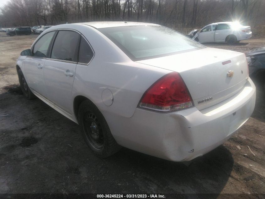 2014 CHEVROLET IMPALA LIMITED POLICE POLICE - 2G1WD5E33E1180108