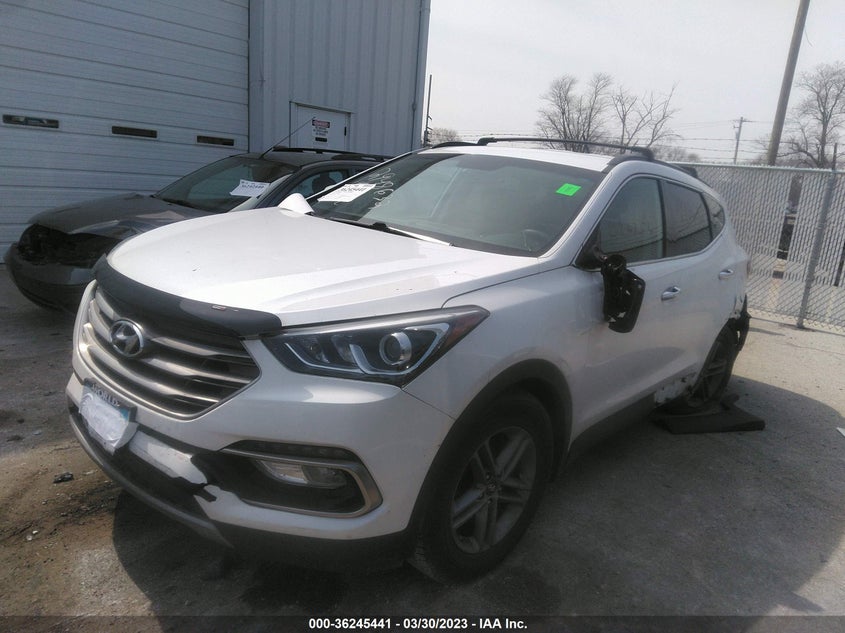 VIN 5NMZUDLB4HH026256 2017 HYUNDAI SANTA FE SPORT 2.4L