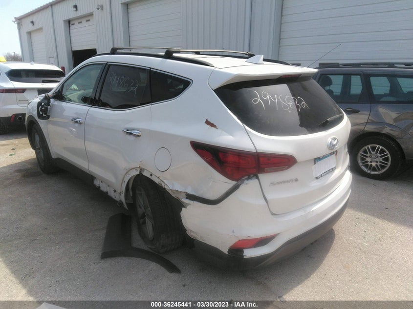 VIN 5NMZUDLB4HH026256 2017 HYUNDAI SANTA FE SPORT 2.4L
