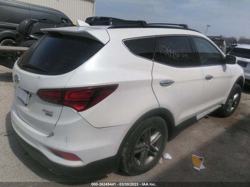 VIN 5NMZUDLB4HH026256 2017 HYUNDAI SANTA FE SPORT 2.4L