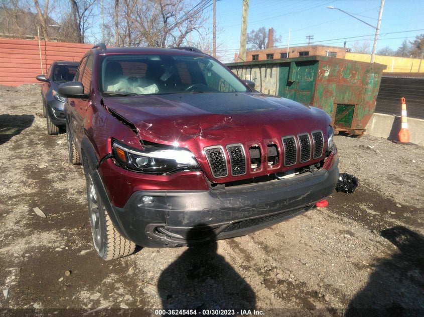 VIN 1C4PJMBX3KD199814 2019 JEEP CHEROKEE TRAILHAWK