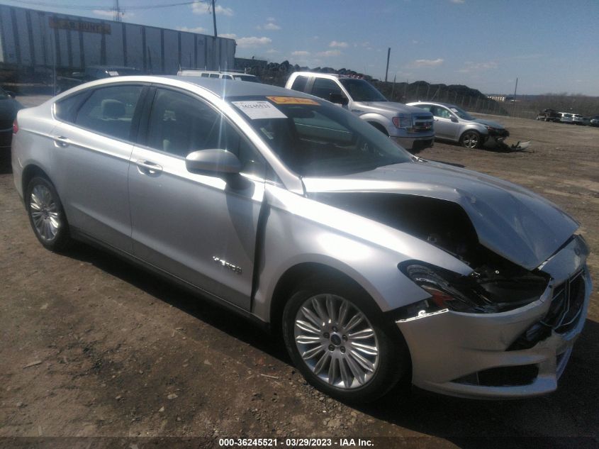 2014 FORD FUSION S HYBRID - 3FA6P0UU2ER394990