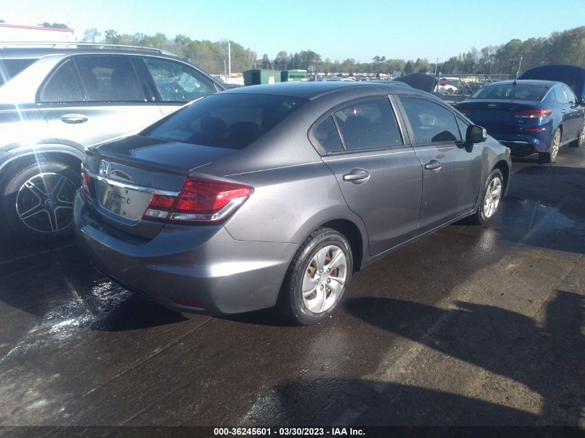 2013 HONDA CIVIC SDN LX - 2HGFB2F50DH602533