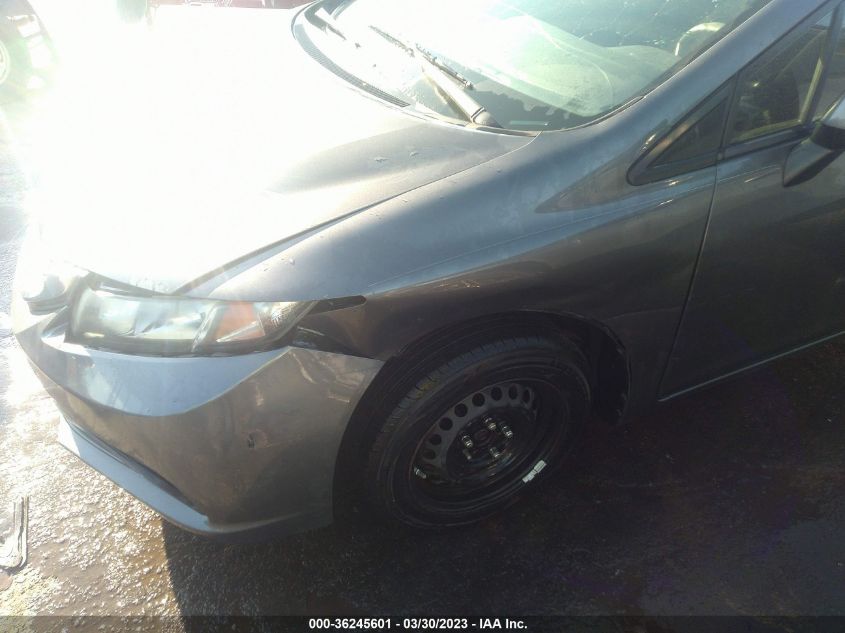 2013 HONDA CIVIC SDN LX - 2HGFB2F50DH602533
