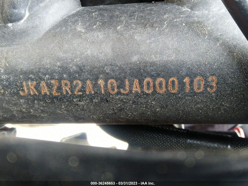 2018 KAWASAKI ZR900 - JKAZR2A10JA000103