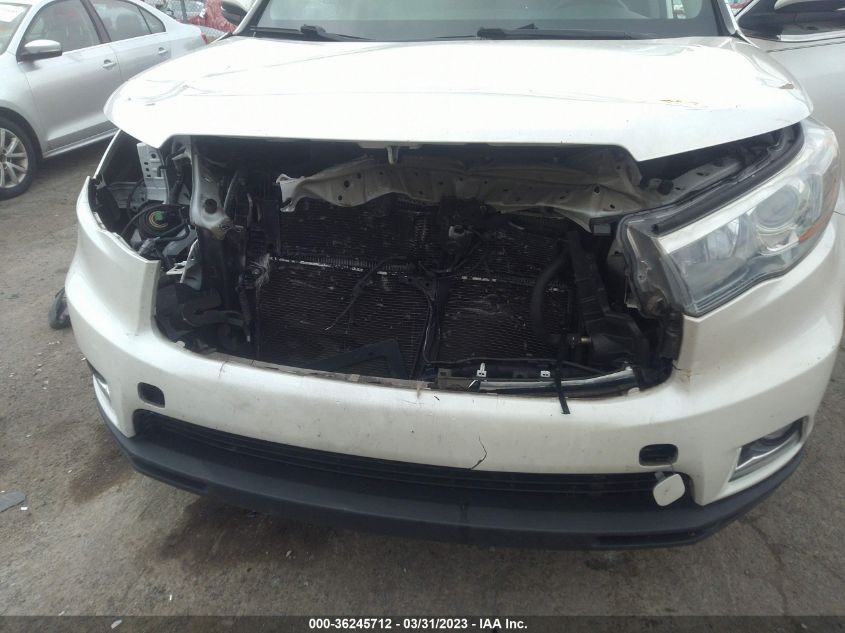 2014 TOYOTA HIGHLANDER HYBRID LIMITED - 5TDDCRFH1ES005433