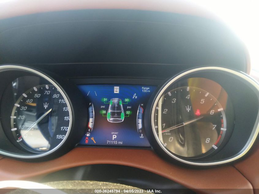 2018 MASERATI LEVANTE GRANLUSSO ZN661XUL6JX302128