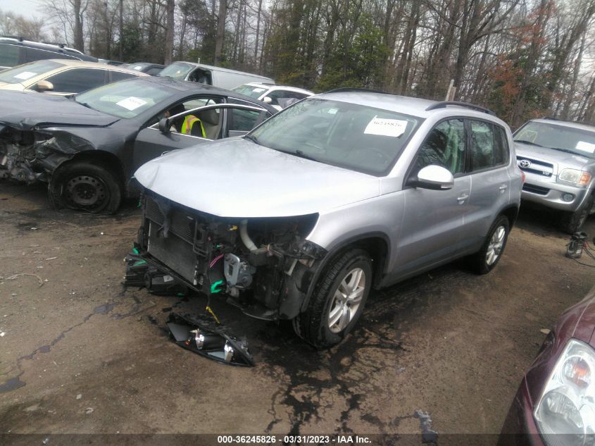 2017 VOLKSWAGEN TIGUAN - WVGBV7AX1HK024544