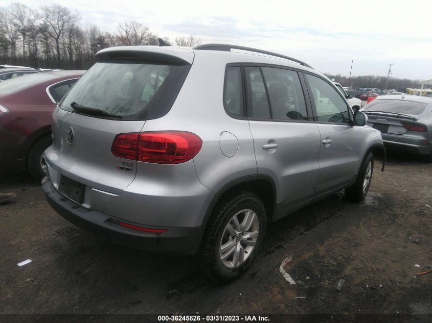 2017 VOLKSWAGEN TIGUAN - WVGBV7AX1HK024544