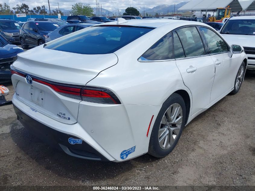 2021 TOYOTA MIRAI XLE/LIMITED JTDAAAAA8MA001380