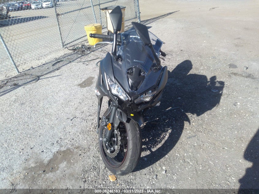 VIN ML5EXEN17NDA75193 2022 KAWASAKI EX650 N