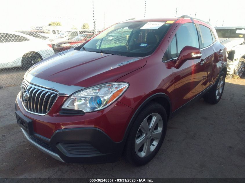 KL4CJASB9FB242338 2015 BUICK ENCORE, photo no. 2