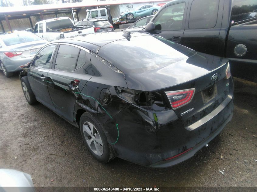 2015 KIA OPTIMA HYBRID - KNAGM4AD9F5082007