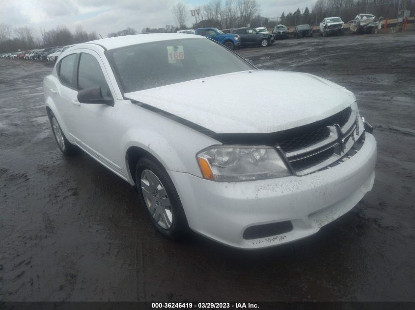 2013 DODGE AVENGER SE - 1C3CDZAB8DN730919