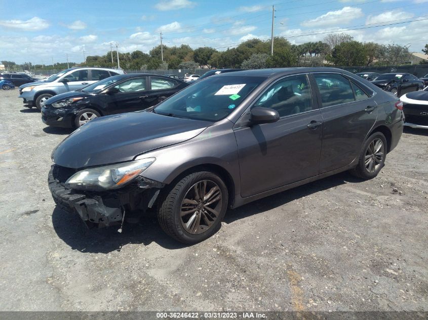 2016 TOYOTA CAMRY XLE/SE/LE/XSE - 4T1BF1FK9GU574827