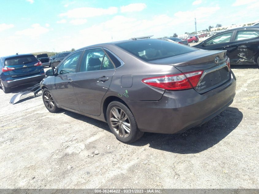 2016 TOYOTA CAMRY XLE/SE/LE/XSE - 4T1BF1FK9GU574827