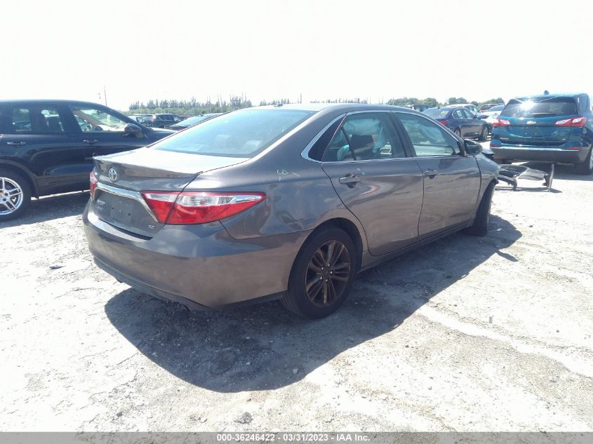 2016 TOYOTA CAMRY XLE/SE/LE/XSE - 4T1BF1FK9GU574827