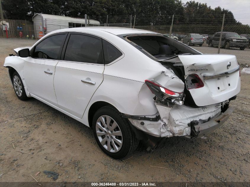 2016 NISSAN SENTRA S - 3N1AB7AP8GY273435