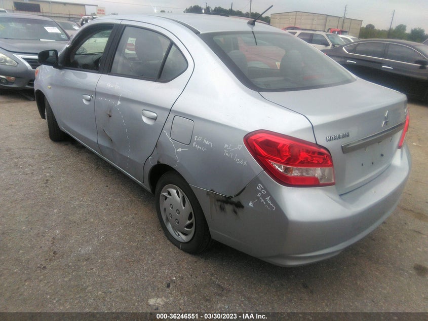 VIN ML32F3FJ8HHF17249 2017 MITSUBISHI MIRAGE G4 ES