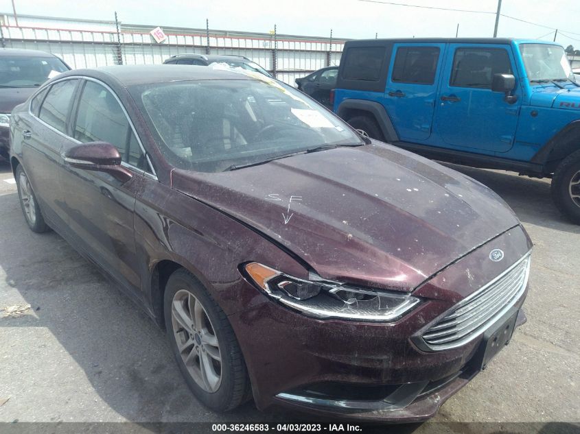 2018 FORD FUSION SE - 3FA6P0HD8JR150071