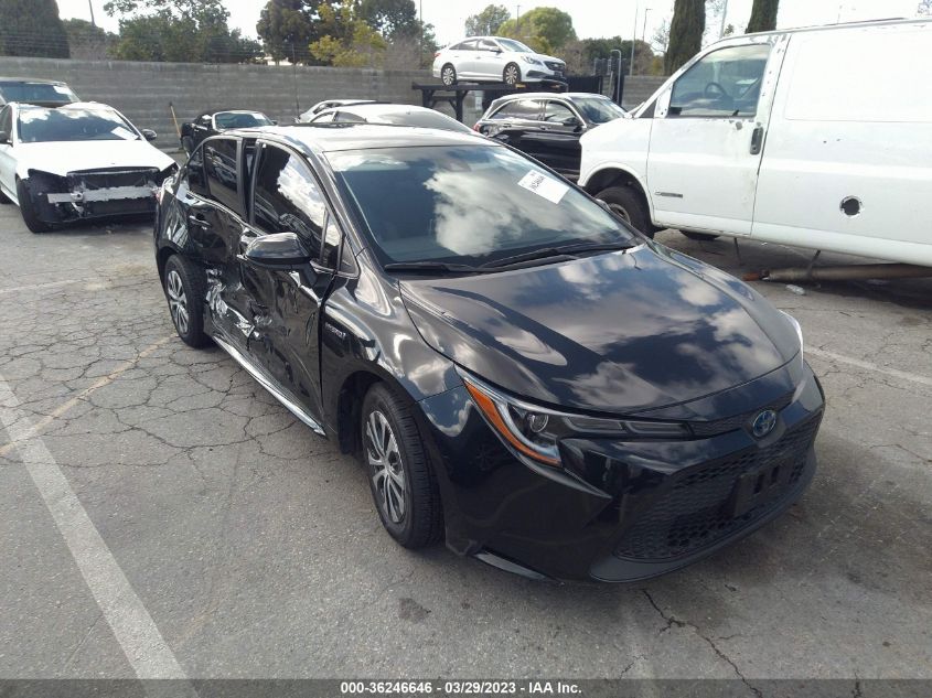 2021 TOYOTA COROLLA HYBRID LE - JTDEAMDE7MJ019449