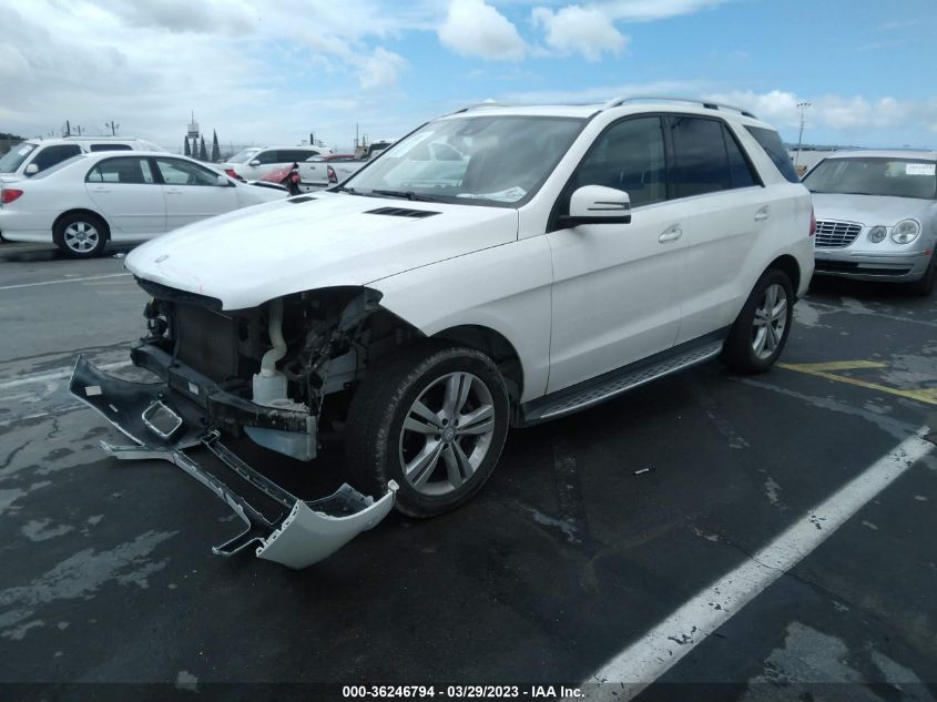 2015 MERCEDES-BENZ M-CLASS ML 350 - 4JGDA5JB3FA522437