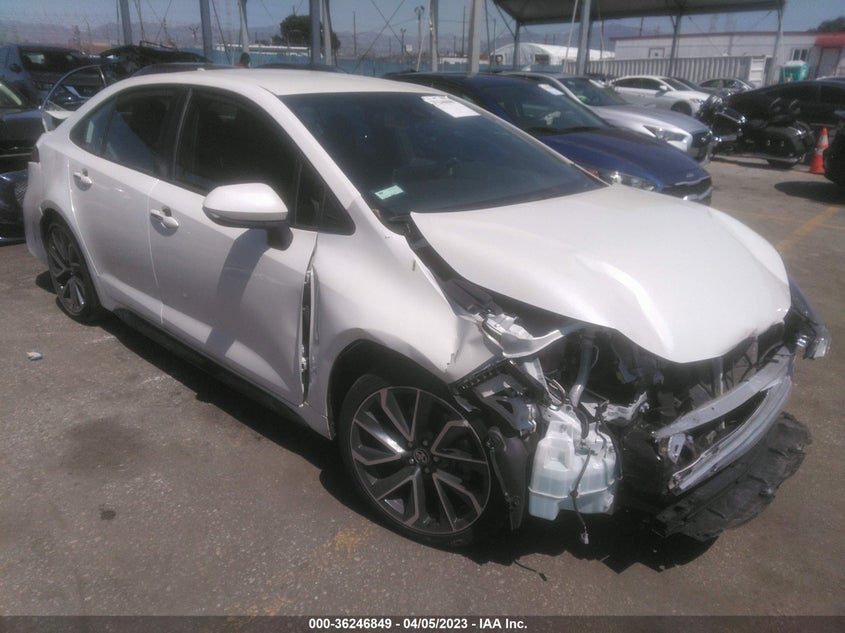 VIN 5YFS4MCEXMP092063 2021 TOYOTA COROLLA SE/NIGHTSHADE/APEX SE