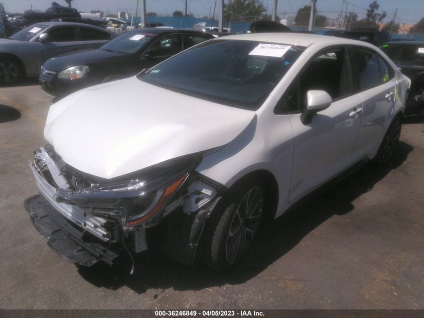 VIN 5YFS4MCEXMP092063 2021 TOYOTA COROLLA SE/NIGHTSHADE/APEX SE