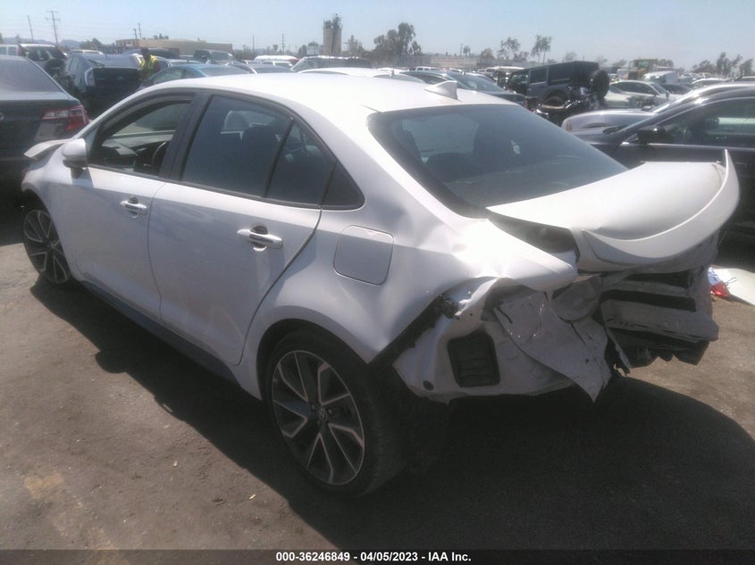 VIN 5YFS4MCEXMP092063 2021 TOYOTA COROLLA SE/NIGHTSHADE/APEX SE