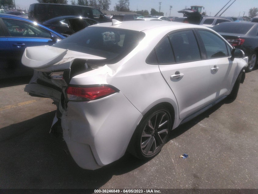 VIN 5YFS4MCEXMP092063 2021 TOYOTA COROLLA SE/NIGHTSHADE/APEX SE