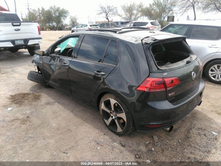 2017 VOLKSWAGEN GOLF GTI S/SE/AUTOBAHN/SPORT - 3VW547AU2HM059822